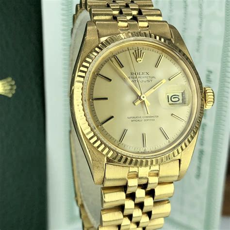 vintage rolex datejust 1601 for sale|rolex datejust 1601 18k gold.